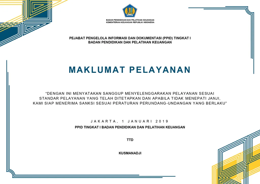 MAKLUMAT PELAYANAN 