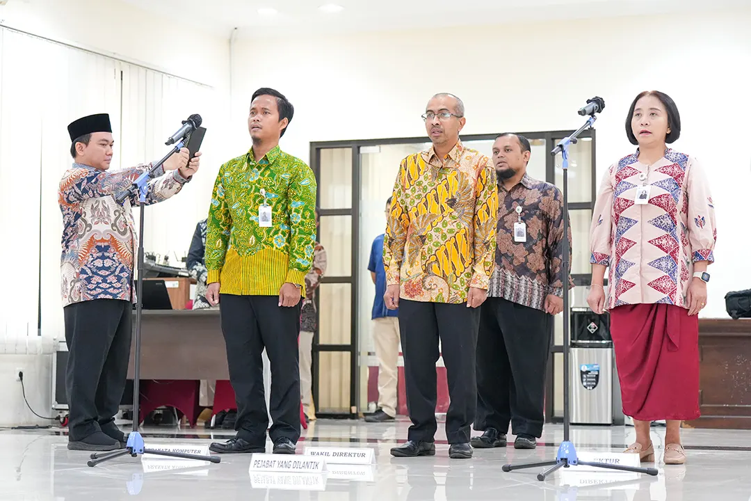 Kepala BPPK Lantik Jajaran Politeknik Keuangan Negara STAN dan Pranata Komputer di Lingkungan BPPK
