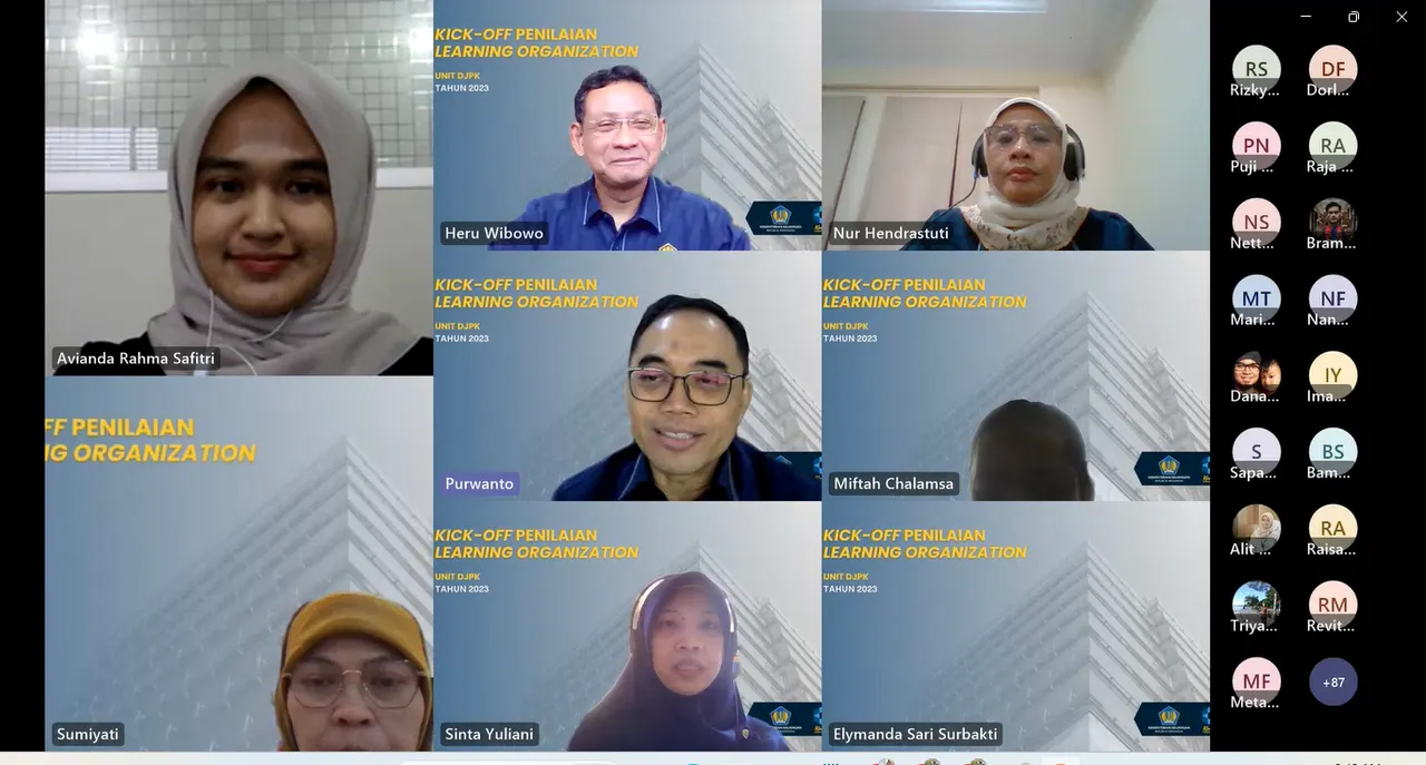 Pusdiklat KNPK Menyelenggarakan Kick Off Penilaian Tingkat Implementasi LO 2023 untuk unit DJPK