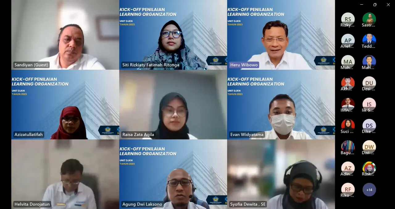 Pusdiklat KNPK Menyelenggarakan Kick Off Penilaian Tingkat Implementasi LO 2023 untuk unit DJKN