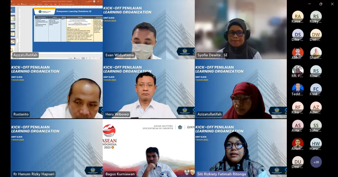 Pusdiklat KNPK Menyelenggarakan Kick Off Penilaian Tingkat Implementasi LO 2023 untuk unit DJKN
