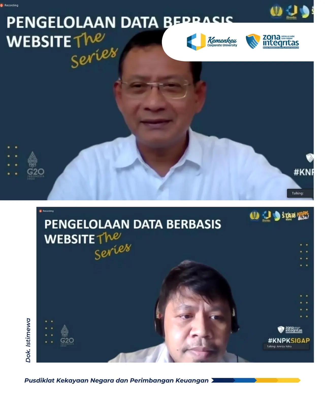 Pusdiklat KNPK Adakan Workshop Pengelolaan Data Berbasis Website