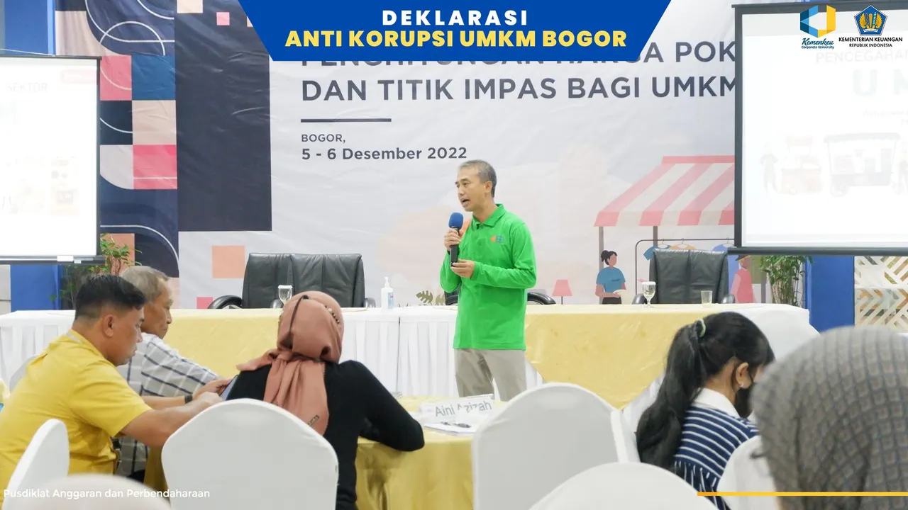 Penyuluhan Anti Korupsi kepada Pegiat UMKM Bogor