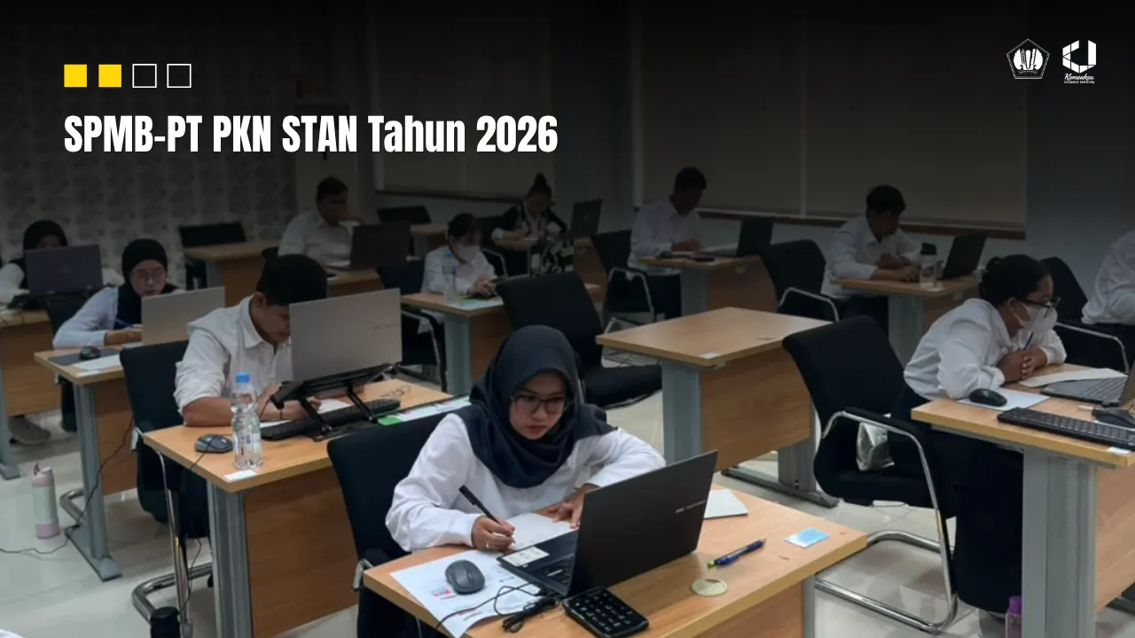 Melalui pelaksanaan ujian yang tertib dan profesional, peserta mengikuti setiap tahapan seleksi sebagai bagian dari proses penerimaan mahasiswa baru PKN STAN