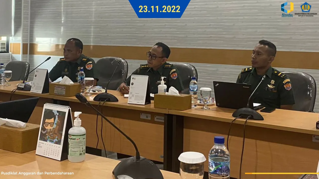 Kunjungan dari Direktorat Keuangan Angkatan Darat