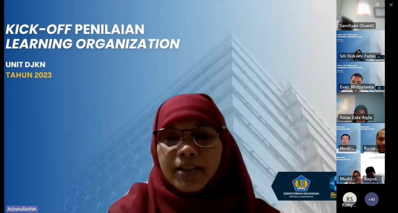 Pusdiklat KNPK Menyelenggarakan Kick Off Penilaian Tingkat Implementasi LO 2023 untuk unit DJKN