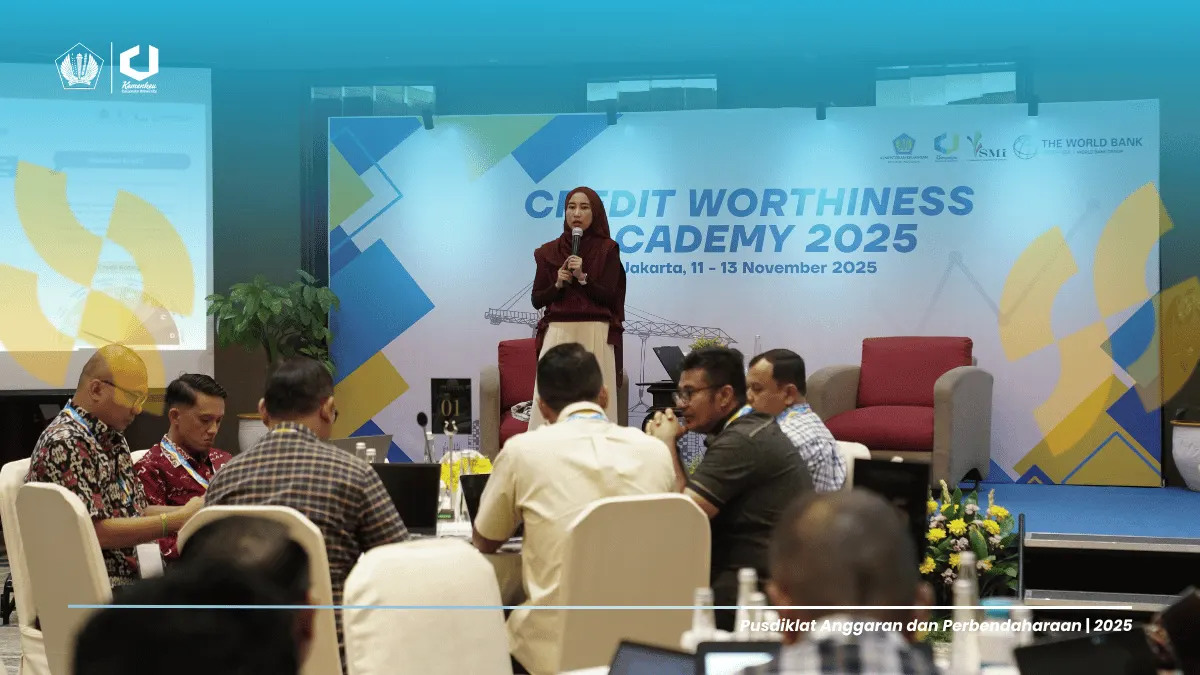 Pusdiklat AP berkolaborasi dengan PT Sarana Multi Infrastruktur (Persero) dan The World Bank dalam penyelenggaraan Creditworthiness Academy (CWA) 2025  di Jakarta,  pada 11–13 November 2025
