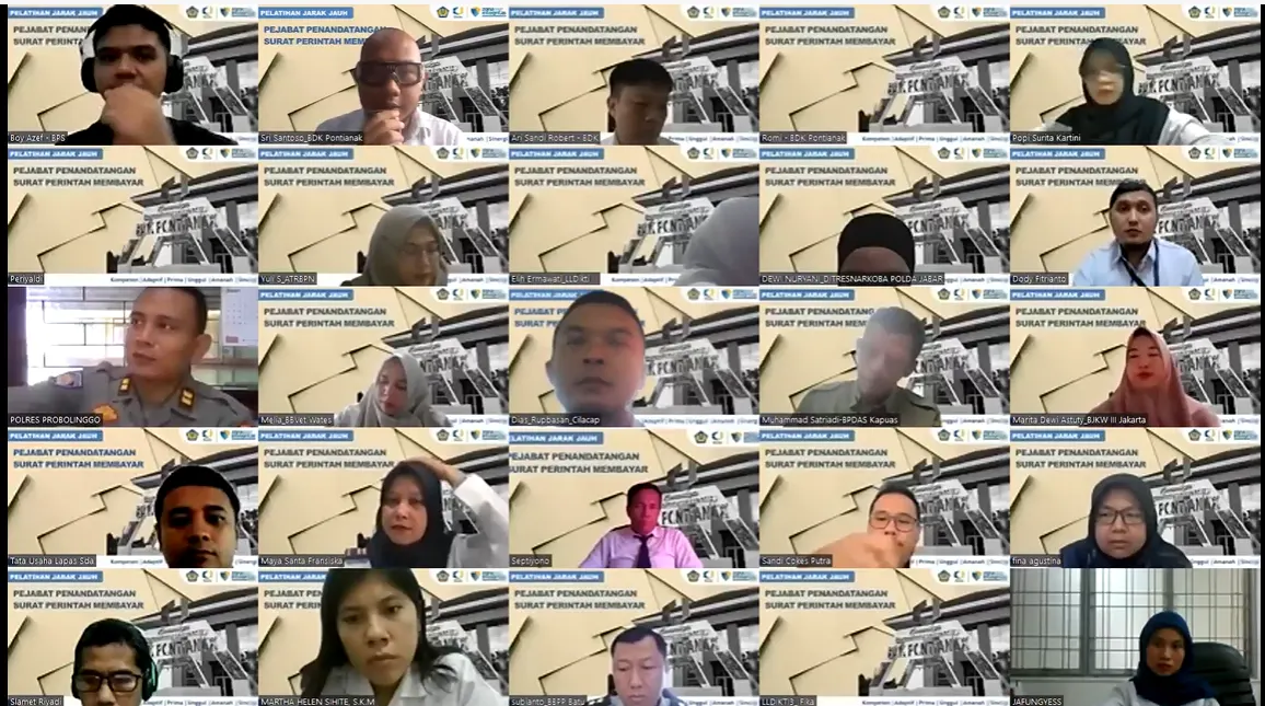 Pembukaan PJJ Pejabat Penandatangan Surat Perintah Membayar (PPSPM) Angkatan I