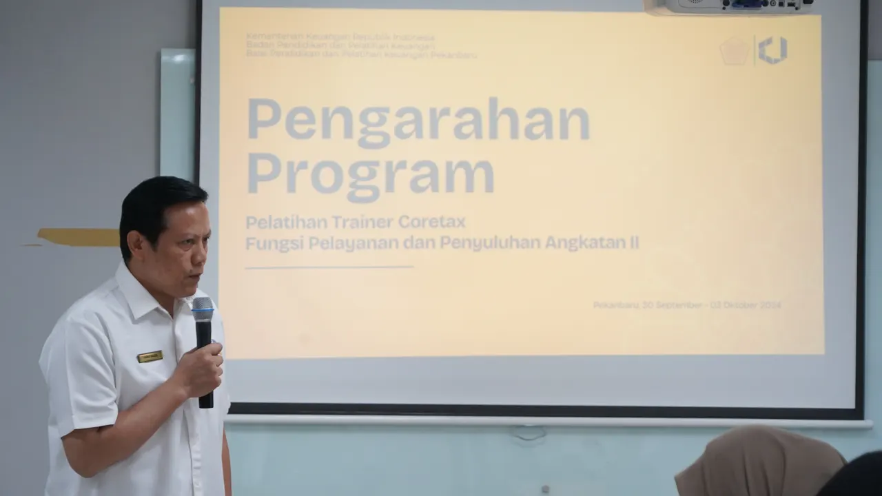 Pembukaan Pelatihan Aplikasi Coretax Fungsi Pelayanan dan Penyuluhan untuk angkatan II