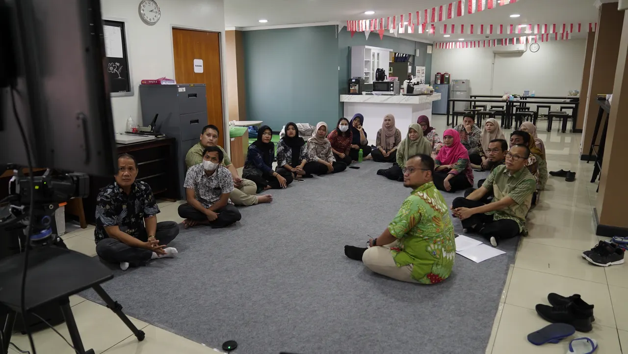Pusdiklat KNPK melaksanakan kegiatan Doa Syukur dan Refleksi Akhir Tahun 2023