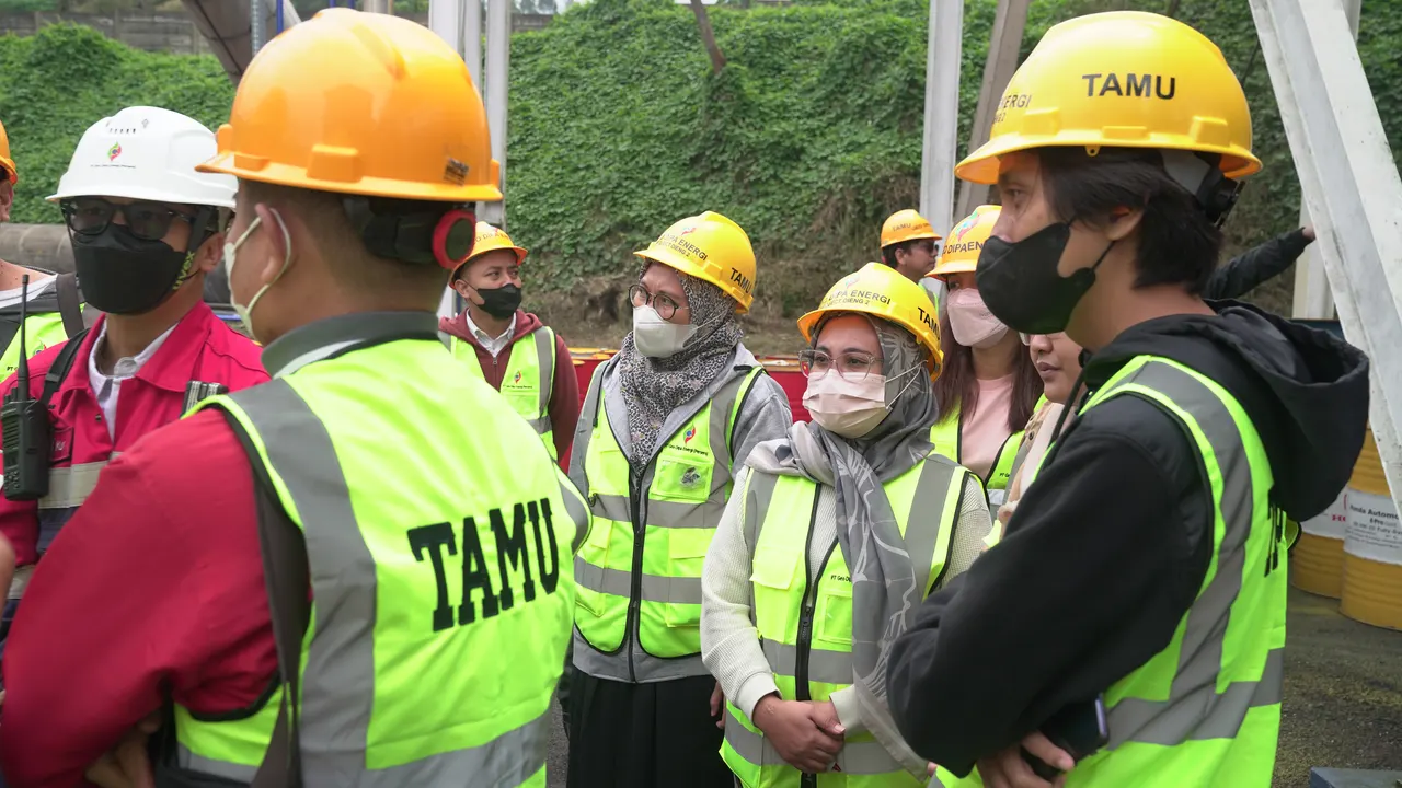 Peserta Pelatihan Penilaian Sumber Daya Energi Terbarukan Berupa Panas Bumi Laksanakan Kegiatan PKL di Dieng