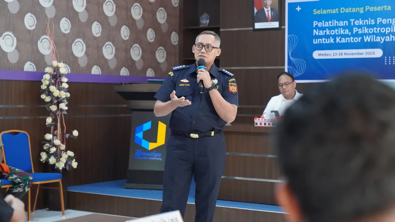 Pembukaan Pelatihan Teknis Pengawasan Narkotika, Psikotropika dan Prekursor untuk Kantor Wilayah DJBC Sumatra Utara