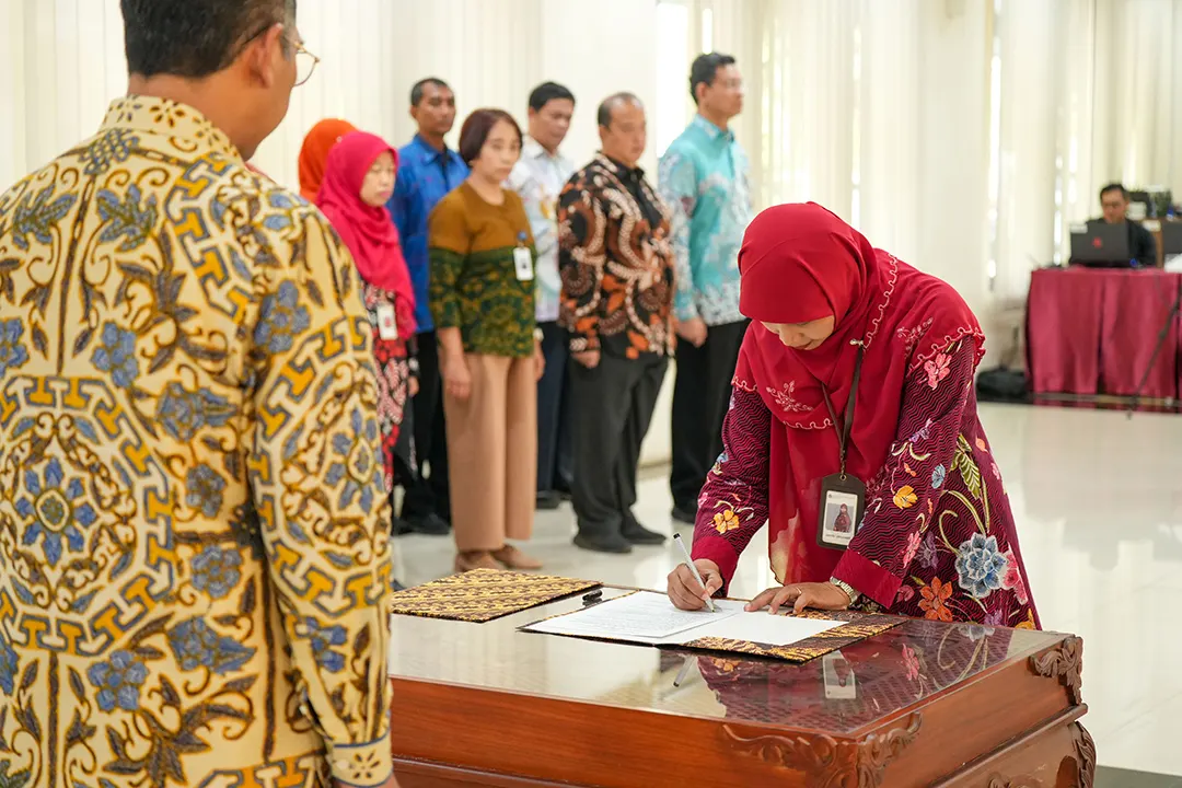 Kepala BPPK Lantik 9 Pejabat Fungsional di Lingkungan BPPK
