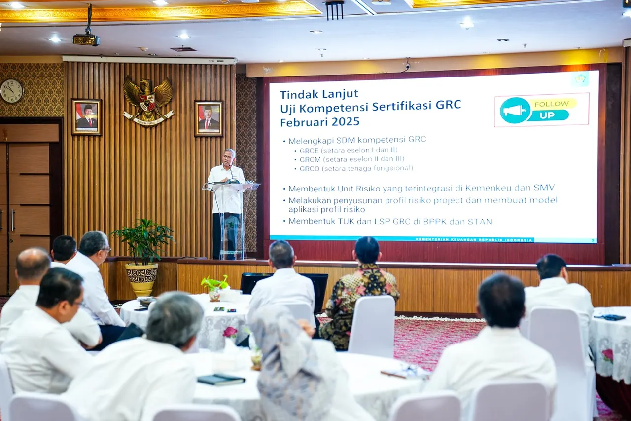 Penguatan Komitmen Kemenkeu dalam Implementasi Manajemen Risiko melalui Sertifikasi GRCE