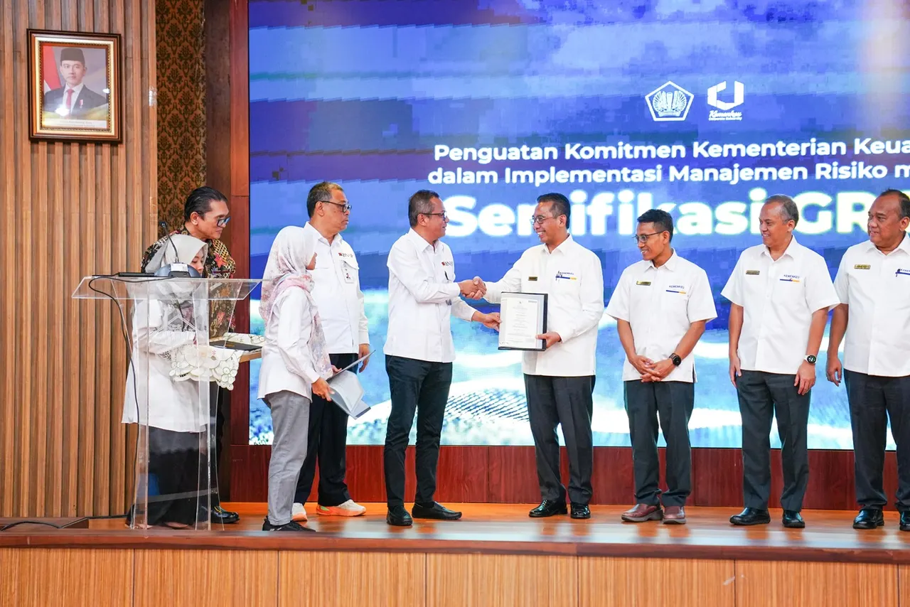 Penguatan Komitmen Kemenkeu dalam Implementasi Manajemen Risiko melalui Sertifikasi GRCE