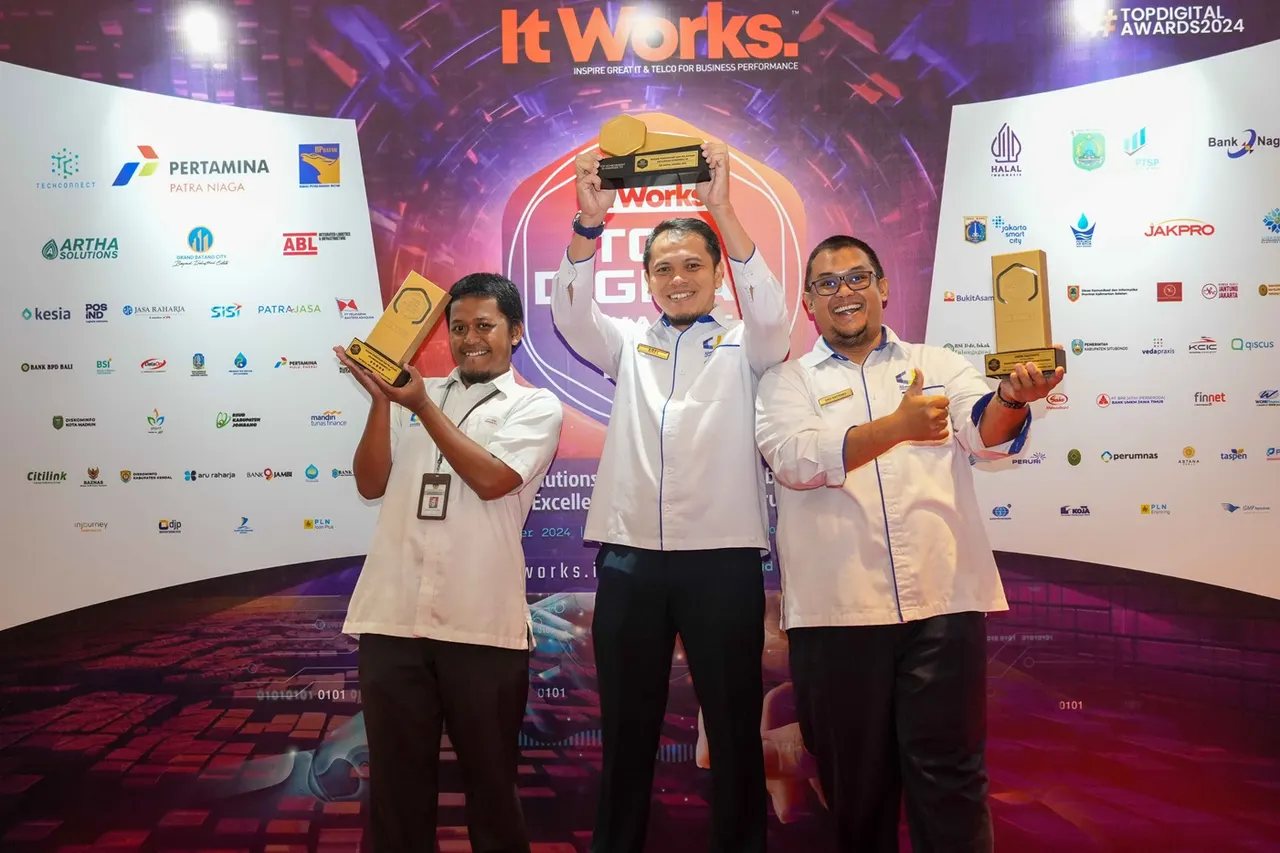 Pertama Kalinya, BPPK Raih Golden Trophy  IT Works Top Digital Awards 2024