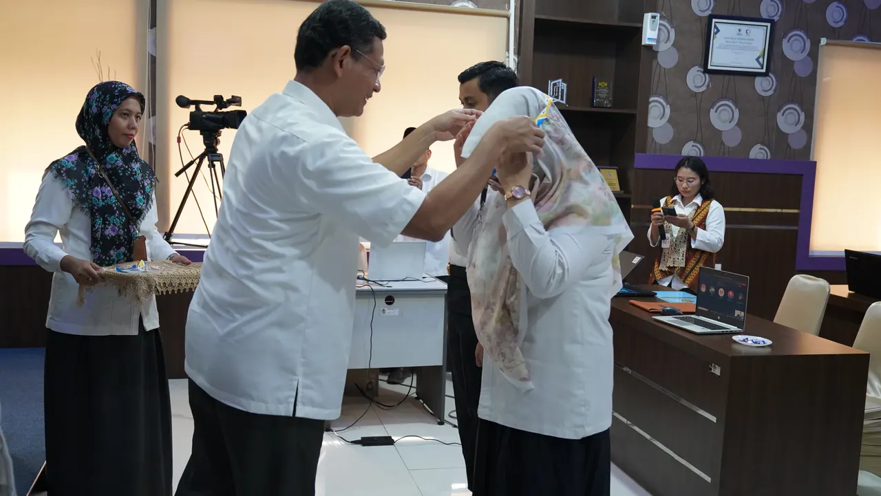 Kepala Pusdiklat KNPK Membuka Pelatihan Pengelolaan Pajak Daerah dan Retribusi Daerah (Blended Learning) Tahun 2023 di Medan