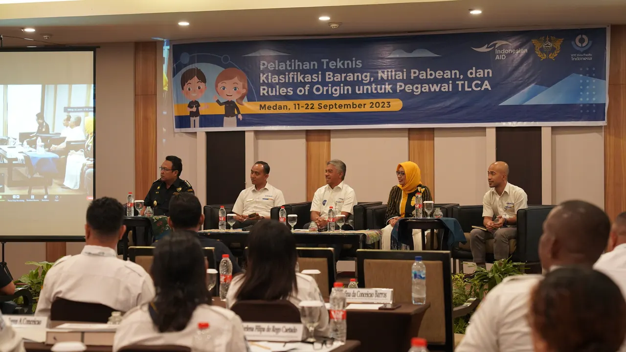 Pembukaan Pelatihan Teknis Klasifikasi Barang, Nilai Pabean, dan Rules of Origin untuk Pegawai Timor-Leste Customs Authority (TLCA)