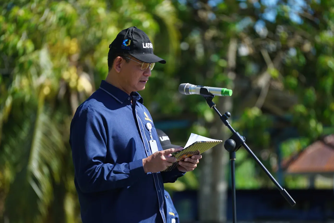 Kepala Pusdiklat KNPK menjadi Inspektur Upacara Penutupan kegiatan Orientasi Pembentukan Karakter CPNS TA 2023 dan Sharing Session di BDK Manado