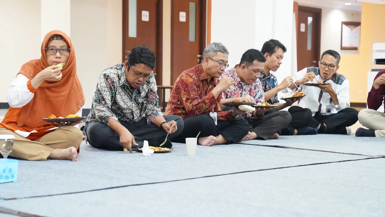 Pusdiklat KNPK Mengadakan Potluck Seru KNPK dan Penyambutan Pegawai yang Mutasi Masuk