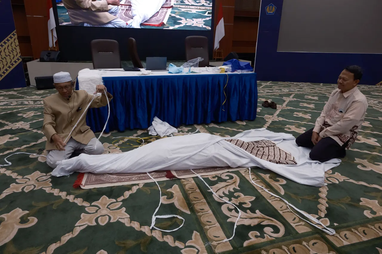 Simulasi Pengurusan Jenazah di Pusdiklat Anggaran dan Perbendaharaan pada Kamis–Jumat (19–20 Februari 2026)