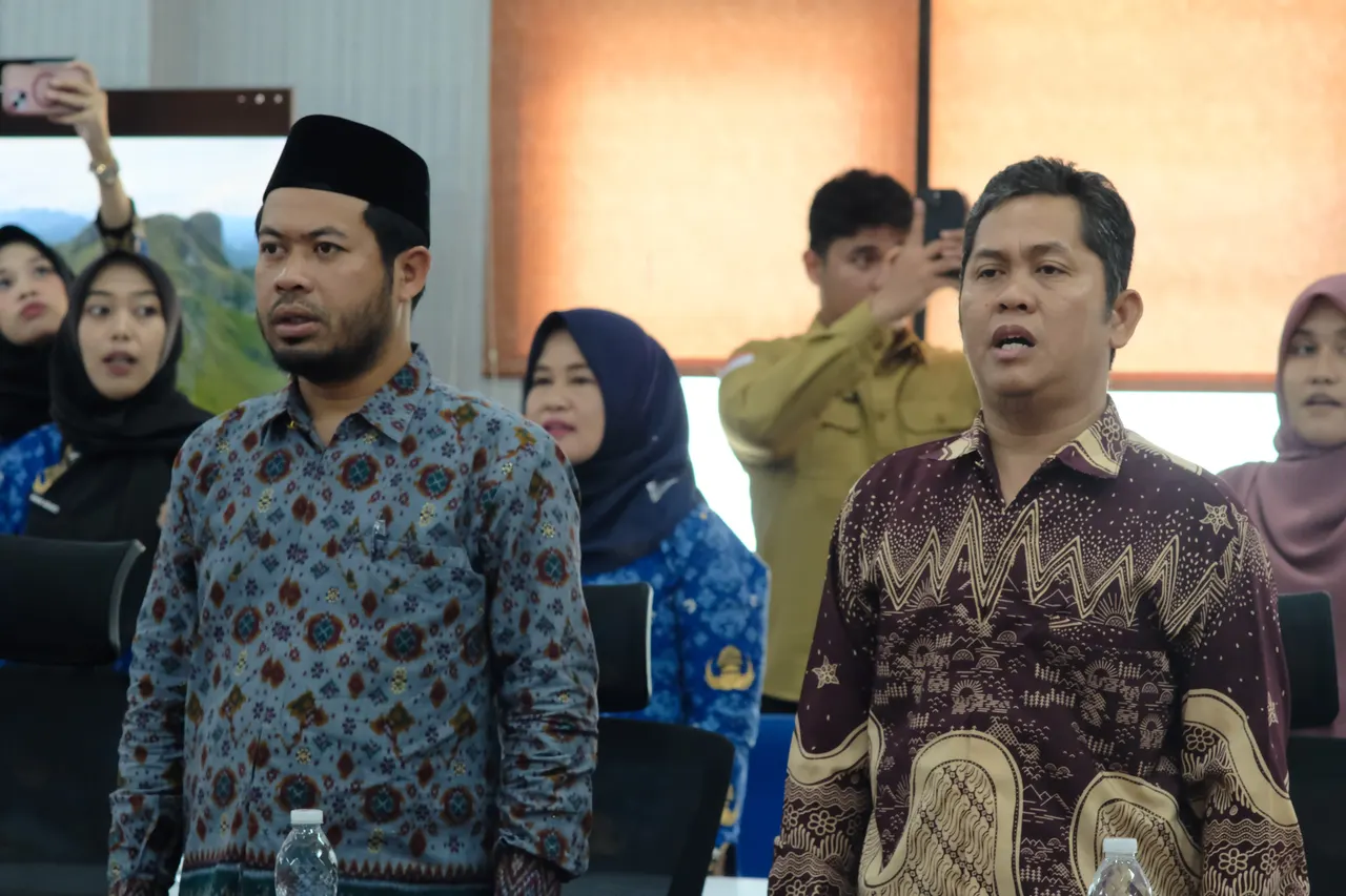Suasana pembukaan Bimtek di Aula BDK Palembang