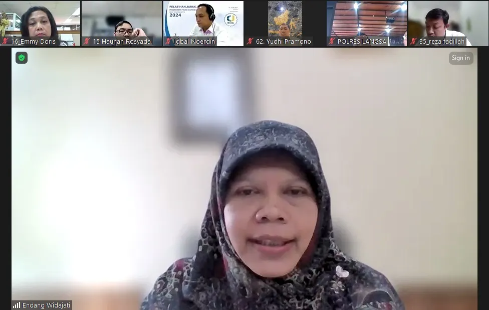 Kepala BDK membuka kegiatan PJJ secara resmi
