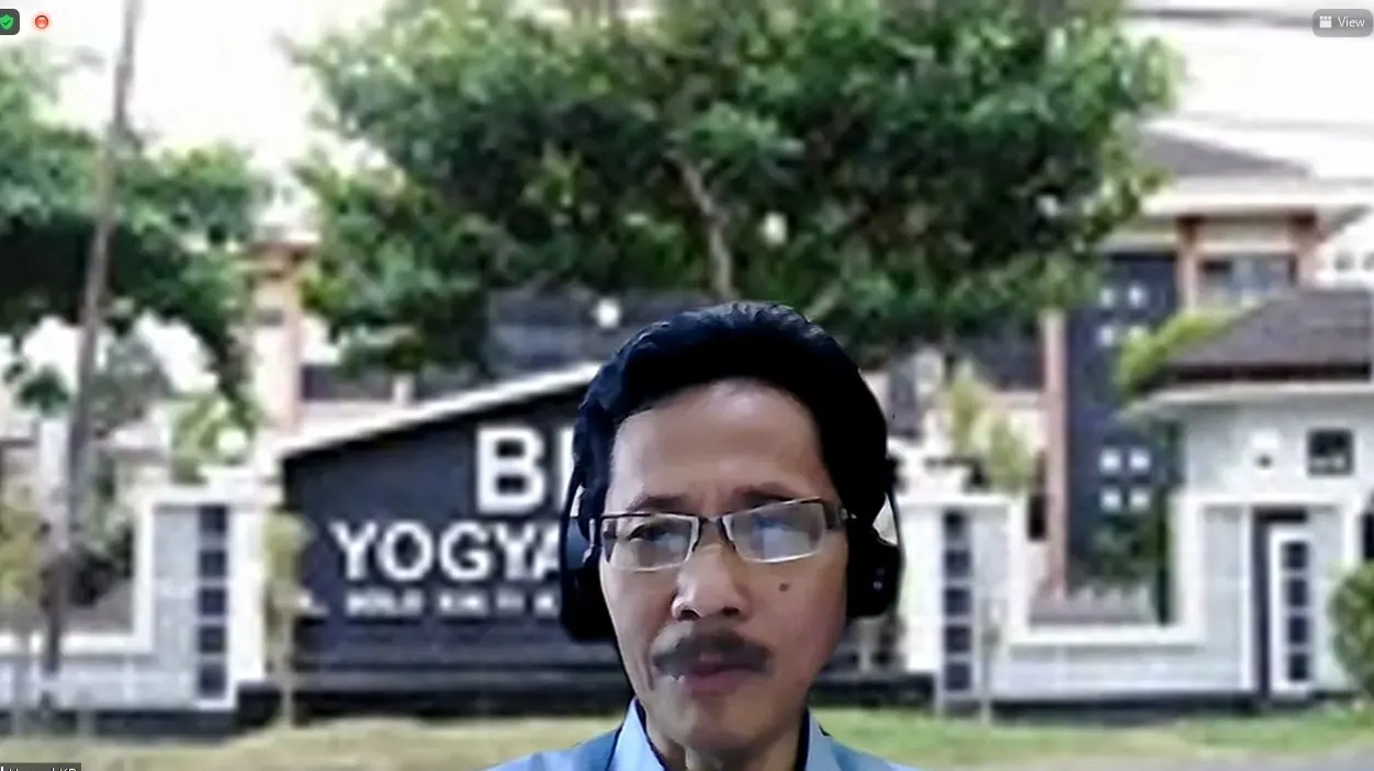 Kepala BDK Yogyakarya membuka kegiatan PJJ secara resmi