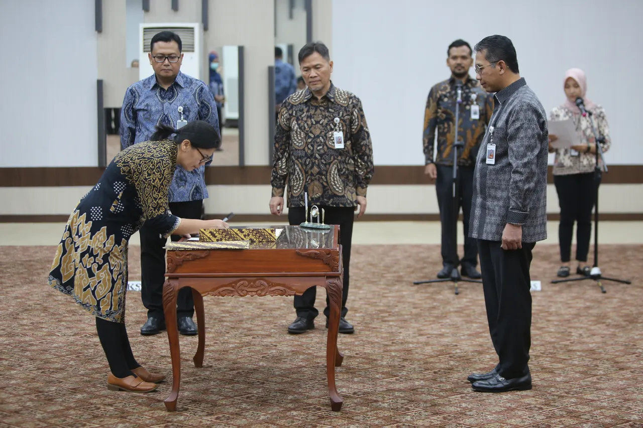Kepala BPPK Lantik 62 Pejabat Stuktural dan Fungsional di Lingkungan BPPK