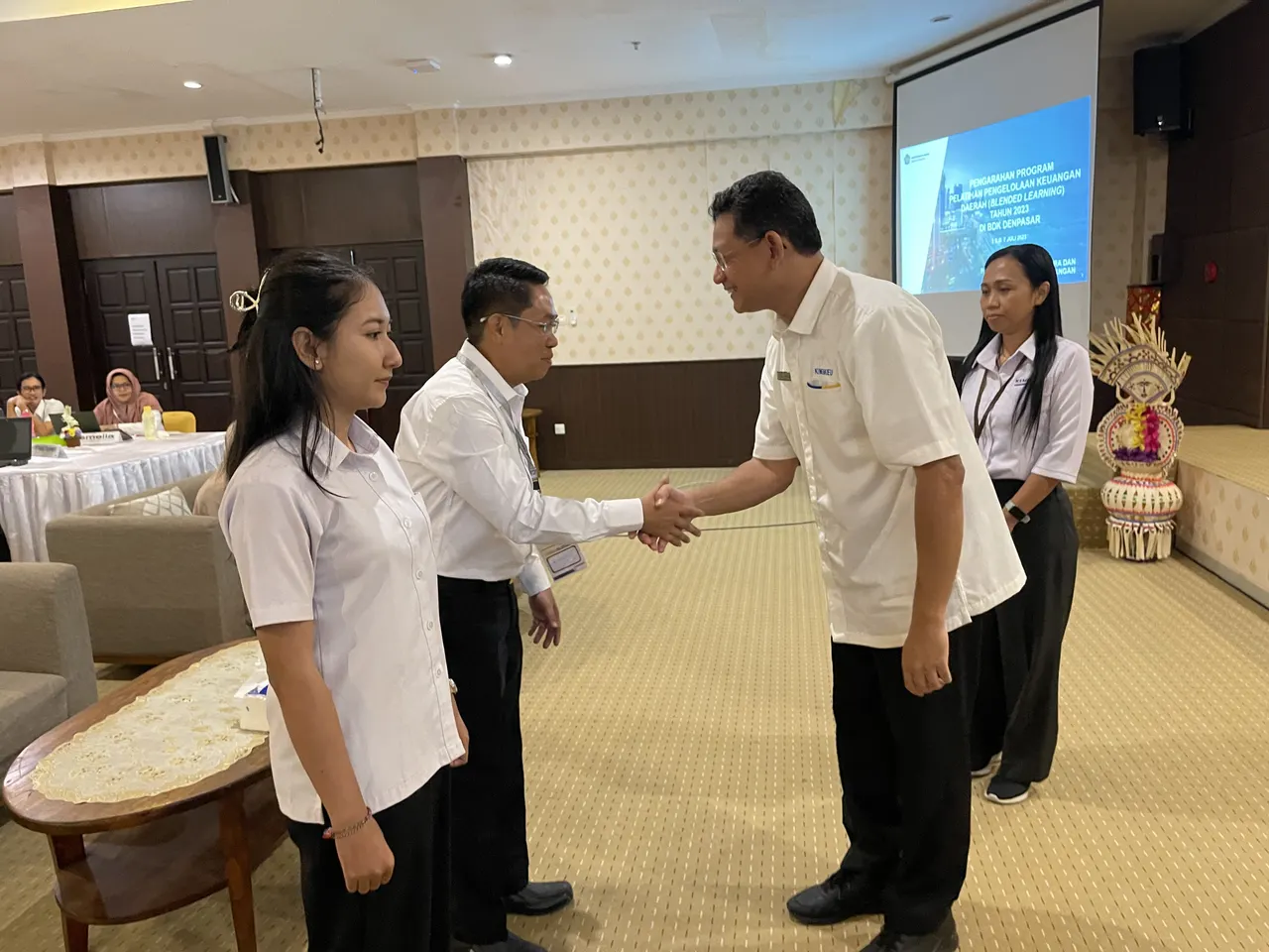 Kepala Pusdiklat KNPK Membuka Pelatihan Pengelolaan Keuangan Daerah (Blended Learning) Angkatan I Tahun 2023