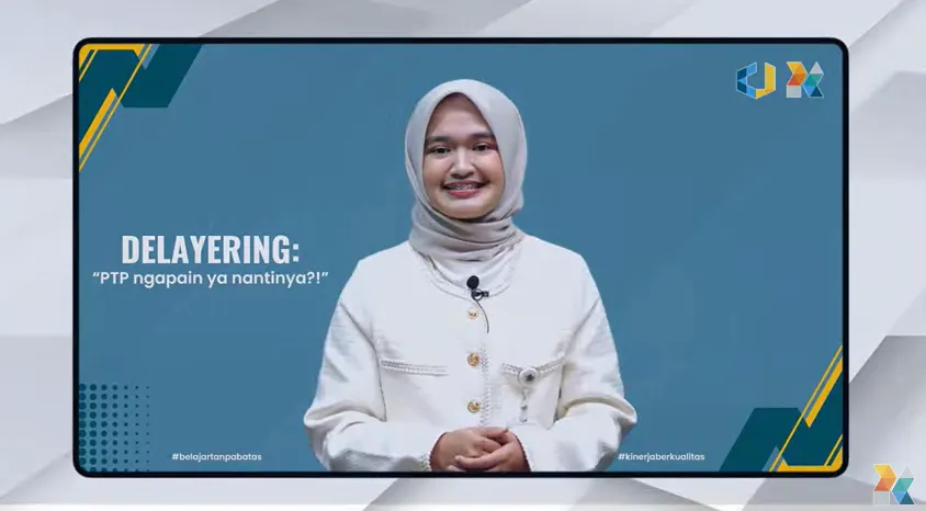 Pusdiklat KNPK menyelenggarakan Webinar dengan Judul "DELAYERING: PTP Ngapain ya Nantinya?!"