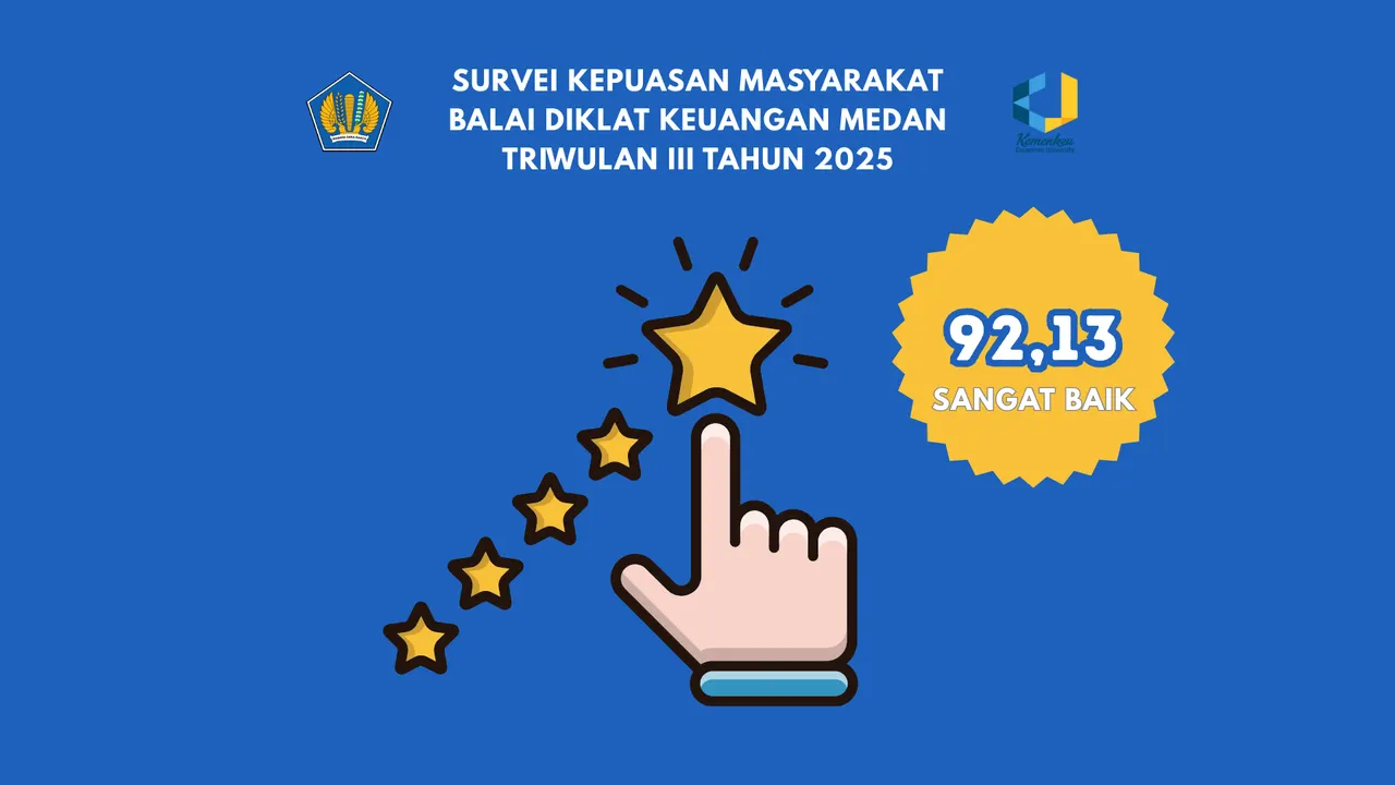 BDK Medan Kembali Memperoleh Nilai Sangat Baik pada Survei Kepuasan Masyarakat Triwulan III Tahun 2025