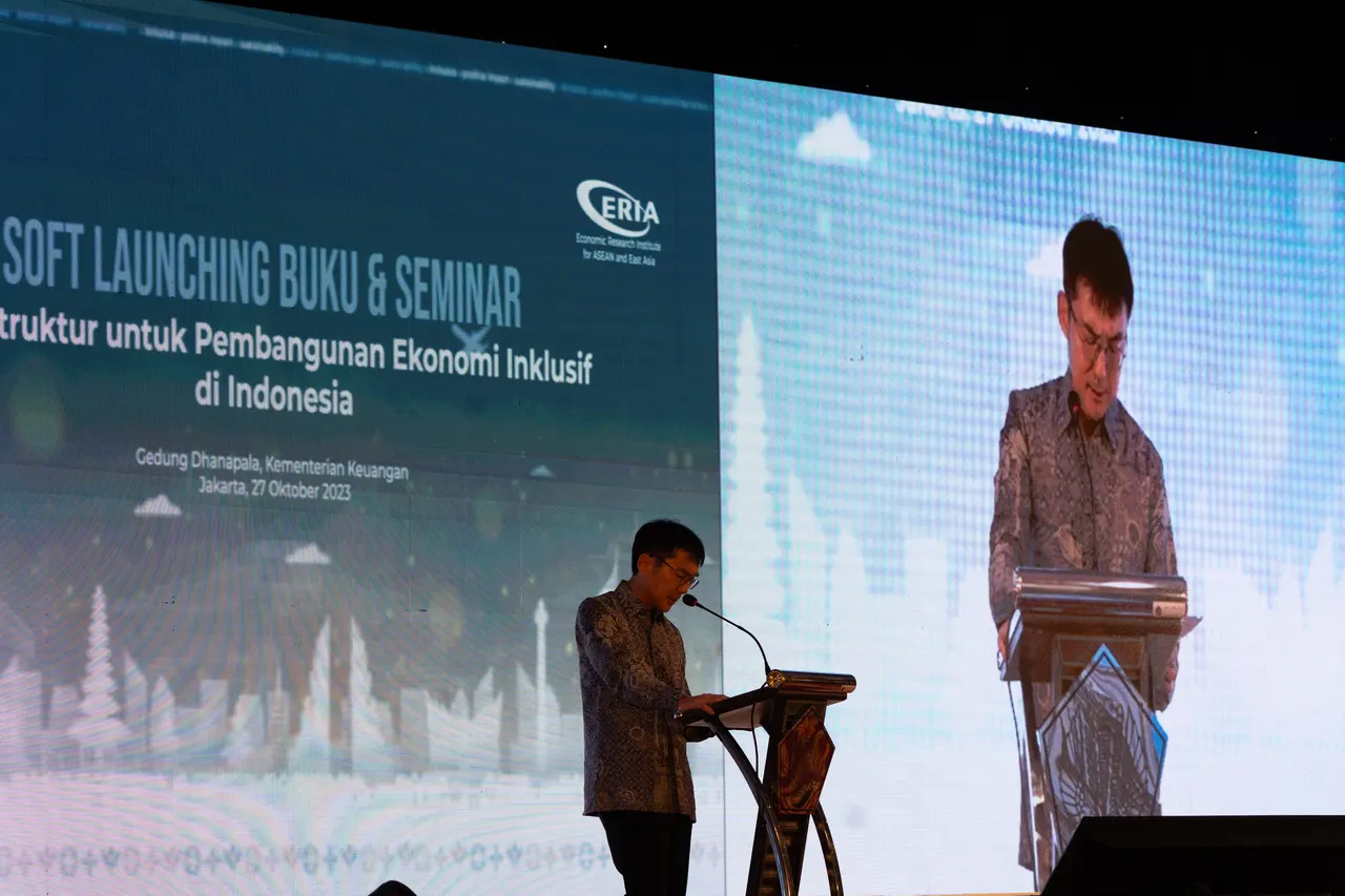 Kemenkeu RI bekerja sama dengan ERIA menyelenggarakan Soft Launching Buku dan Seminar bertajuk “Infrastruktur untuk Pembangunan Ekonomi Inklusif di Indonesia”