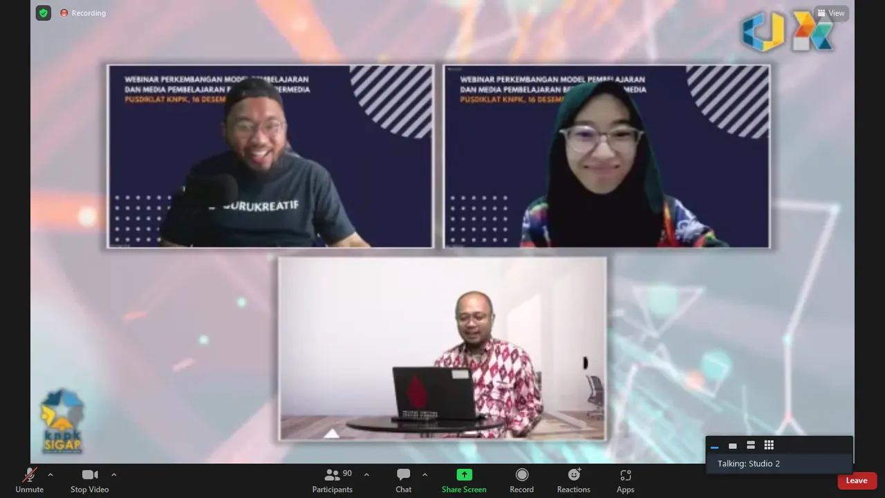 Pusdiklat KNPK Gelar Webinar untuk Tingkatkan Awareness Tentang Teknologi Pembelajaran