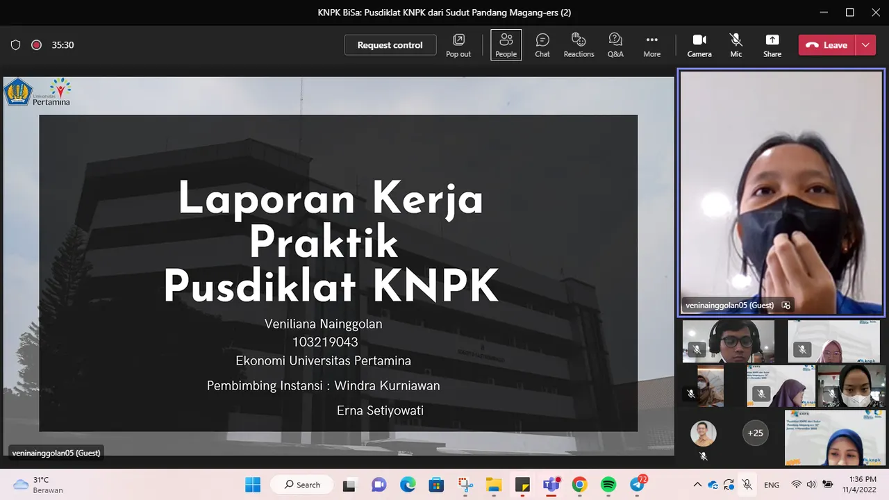 Pusdiklat KNPK Adakan KNPK BiSa: Pusdiklat KNPK dari Sudut Pandang Magang-ers Episode ke-2