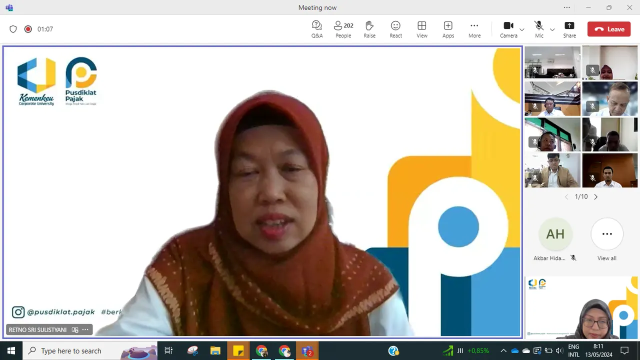 Kepala Pusdiklat Pajak Buka Pelatihan Minggu Ketiga Bulan Mei 2024
