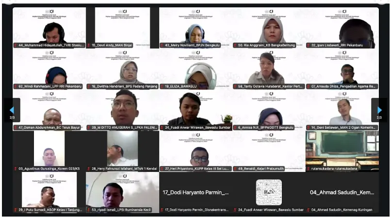Pelaksanaan Pembukaan Pelatihan Jarak Jauh: Pejabat Penandatangan Surat Perintah Membayar (PPSPM) Angkatan III