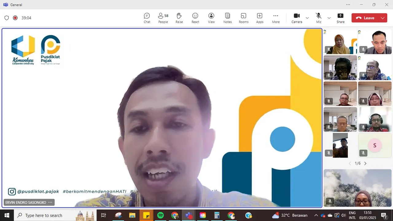 Pusdiklat Pajak Adakan Doa Bersama Mengawali Tahun 2025