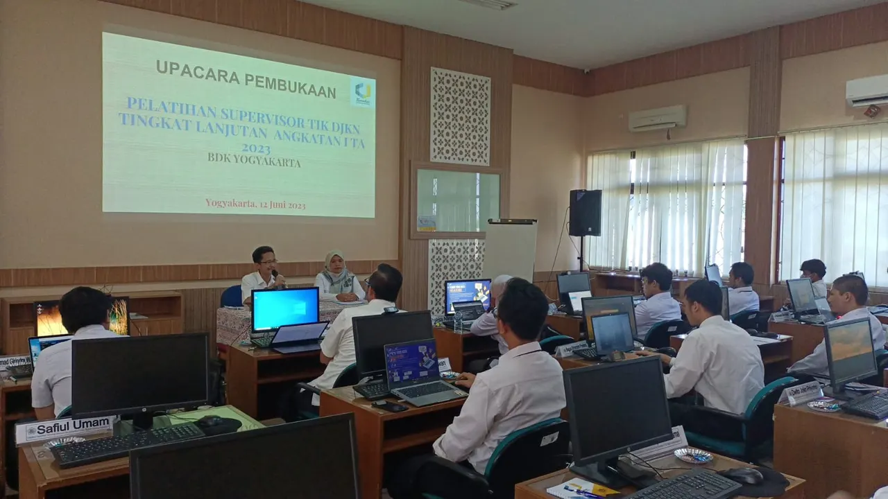 Pembukaan Pelatihan Supervisor Teknologi Informasi dan Komunikasi DJKN Tingkat Lanjutan Angkatan I