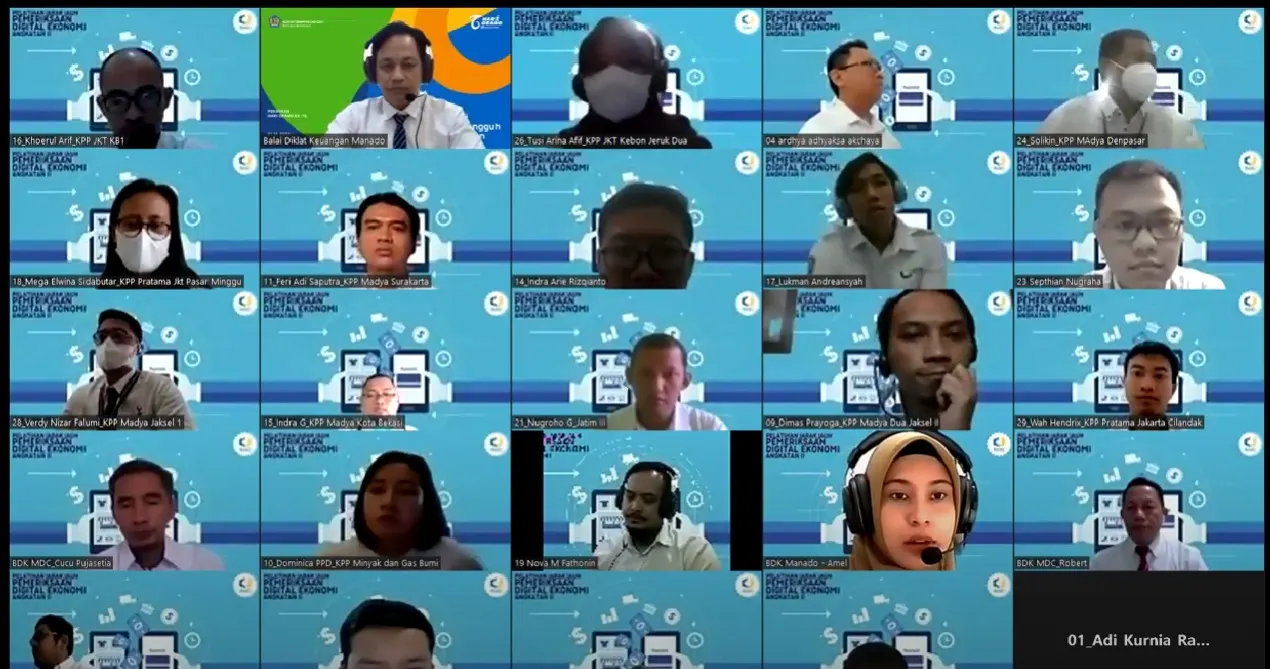 Peserta PJJ Pemeriksaan Digital Ekonomi Angkatan II