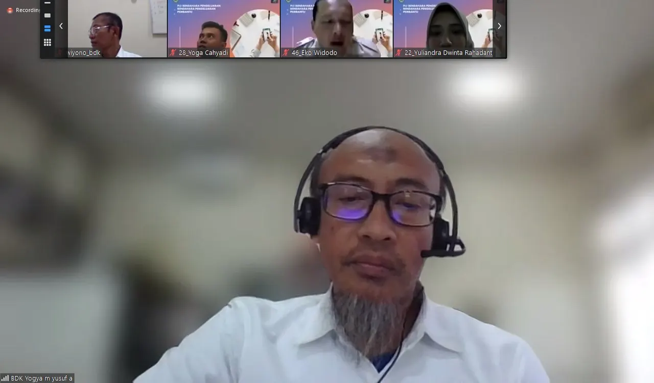 Plt. Kepala BDK membuka kegiatan PJJ secara resmi