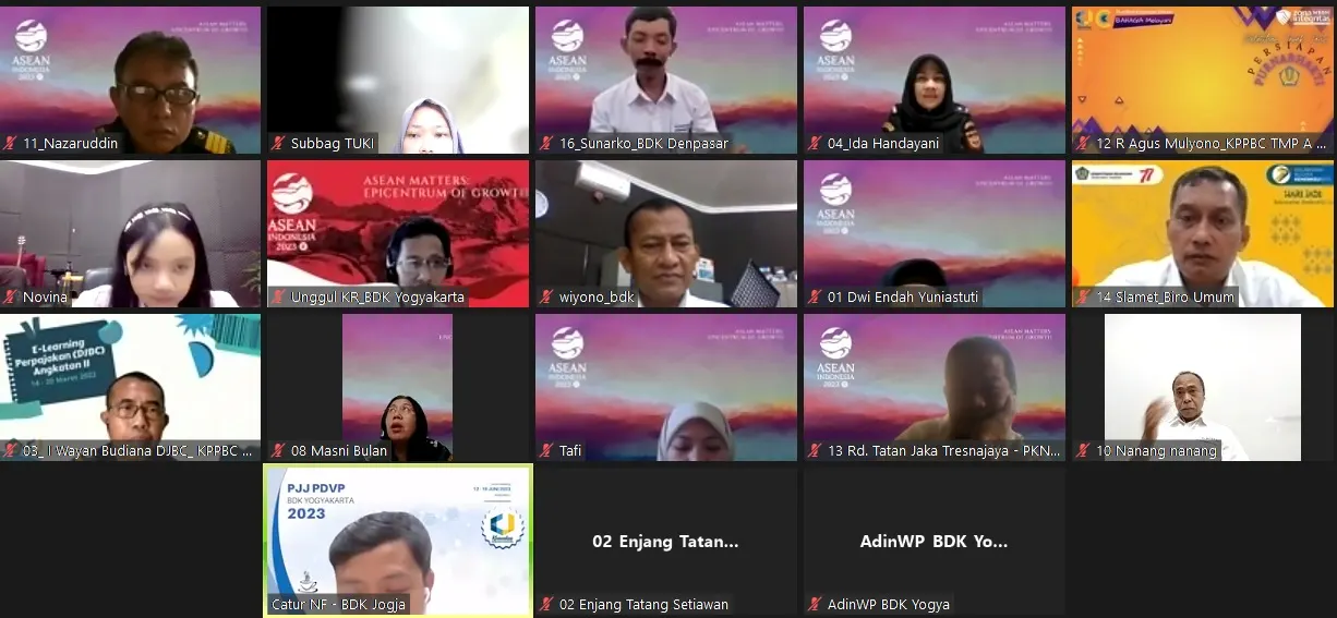 Peserta PJJ Persiapan Purnabhakti