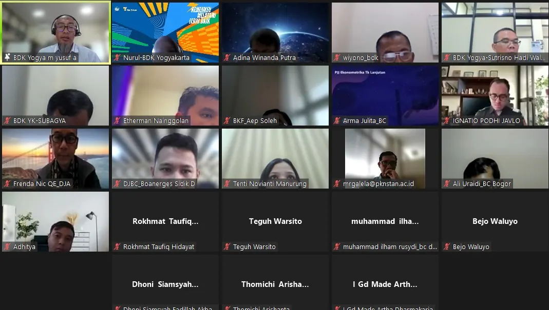 Peserta PJJ Ekonometrika Tingkat Lanjutan