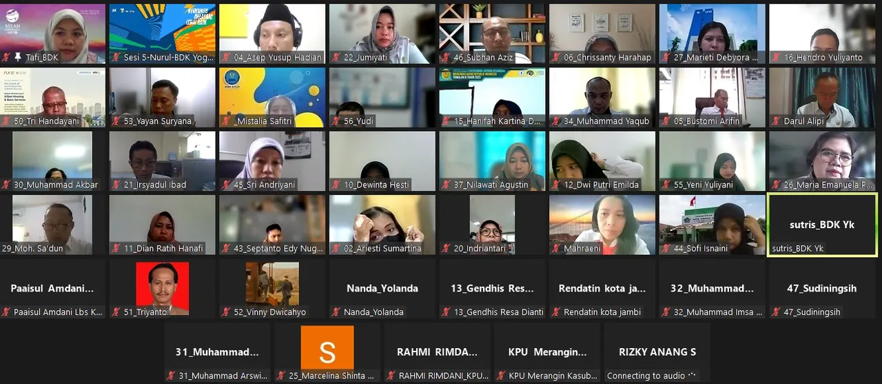 Peserta PJJ PPSPM Angkatan V