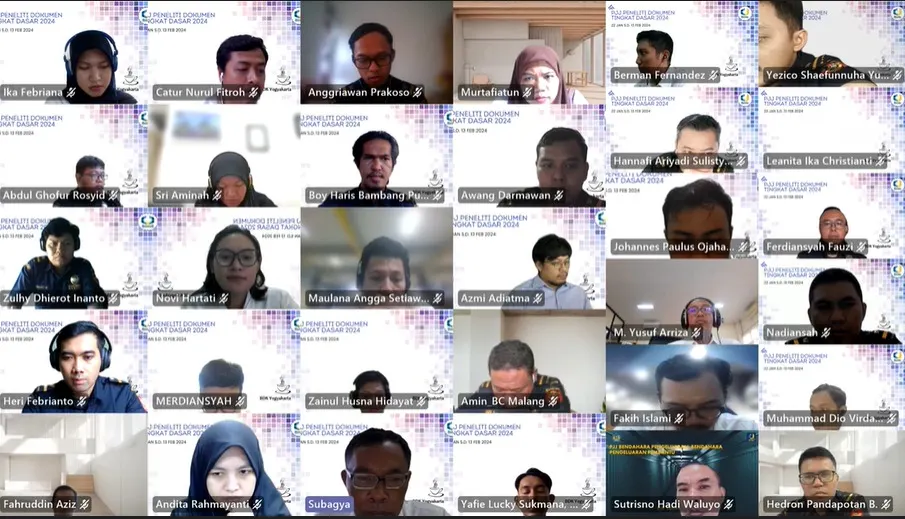 Peserta PJJ Peneliti Dokumen Tingkat Dasar