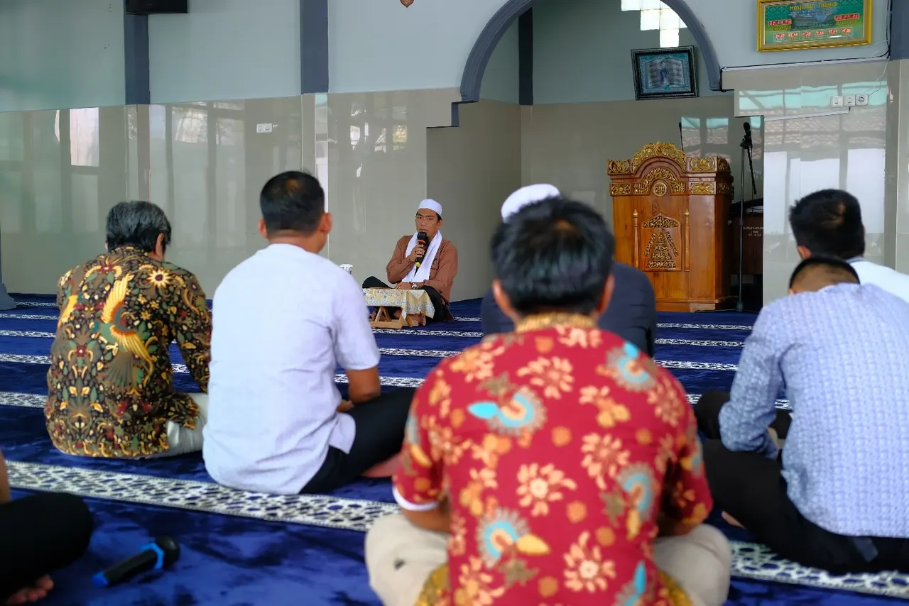 Antusiasme pegawai BDK Palembang dalam mengikuti Pembinaan Mental