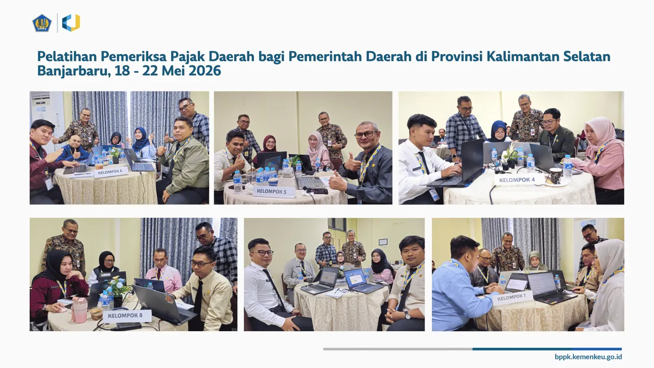 Pelatihan Pemeriksa Pajak Daerah bagi aparatur pemerintah daerah di Provinsi Kalimantan Selatan