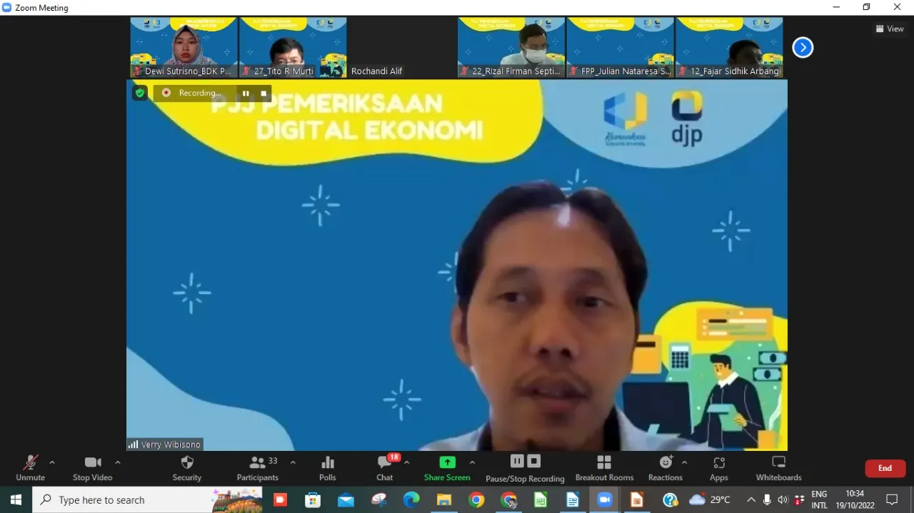Upaya Memahami Cara Pemeriksaan terhadap Pelaku Ekonomi Digital melalui PJJ Pemeriksaan Digital Ekonomi