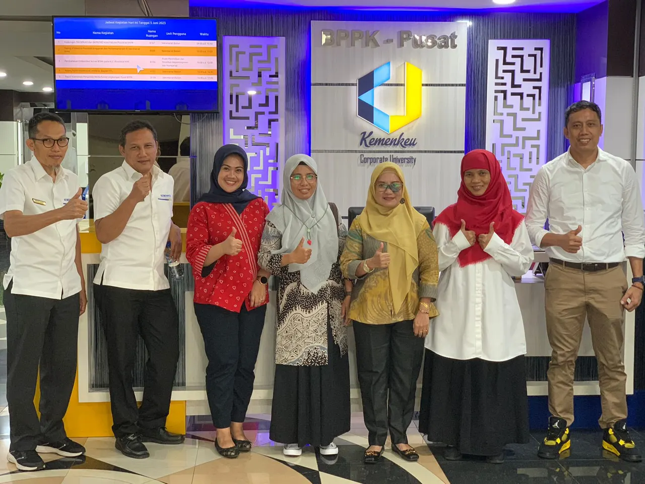Pusdiklat KNPK menerima kunjungan perwakilan BPKAD dan BKPSDMD Kota Palu