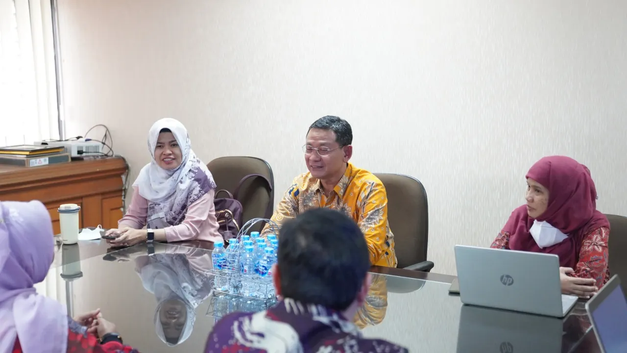 Pusdiklat KNPK melaksanakan Audiensi program unggulan Pusdiklat KNPK tahun 2023 ke BPSDM Kementerian Dalam Negeri